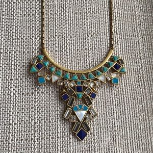 Stella & Dot stone tile necklace